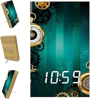 GUENSMDKJF Antique Watches Keys and Chains Digital Alarm Clocks Time Date Calend - Compare price