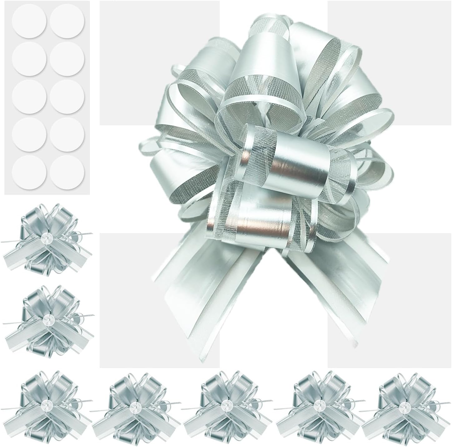Pull Bows for Wrapping: 6-Inch Waterproof Sier Bows - Reble