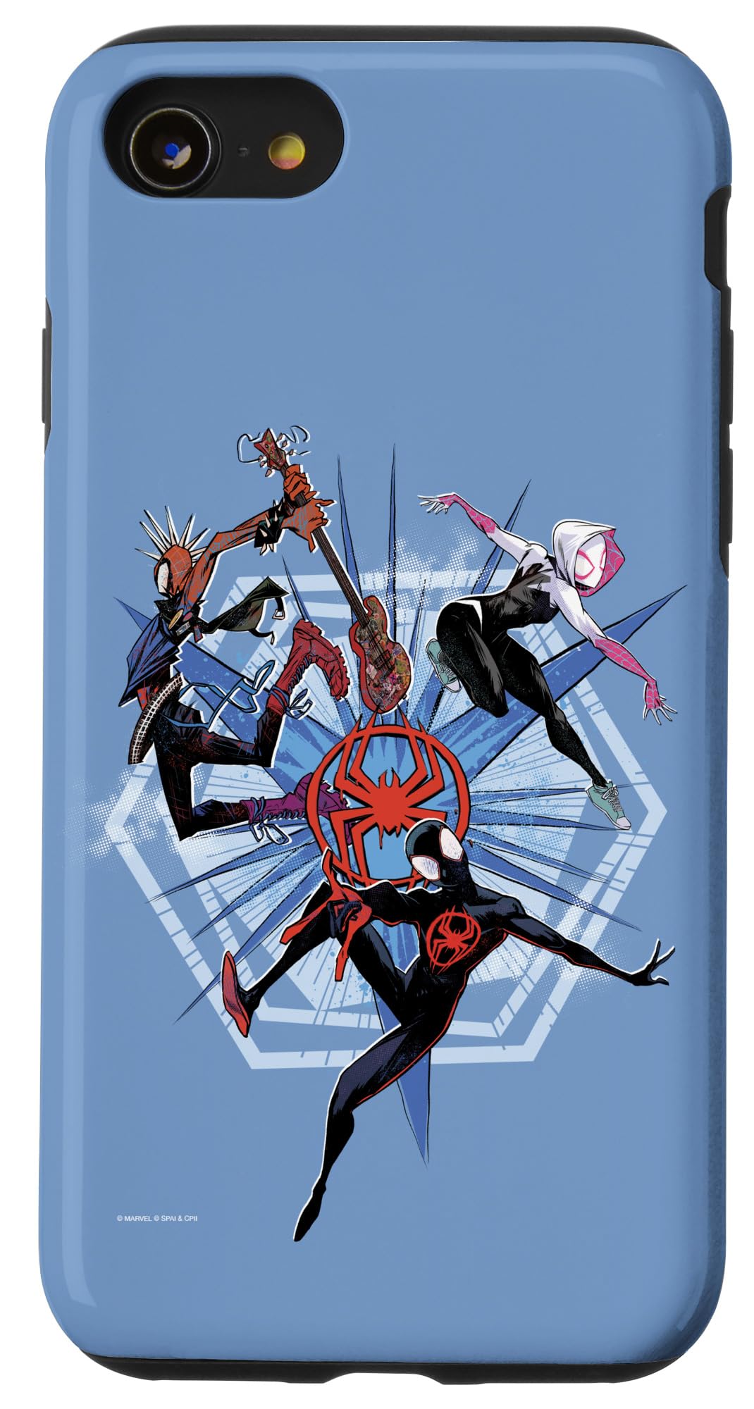 Marvel Spider-Man nella città di Spider-Verse Miles Morales Custodia