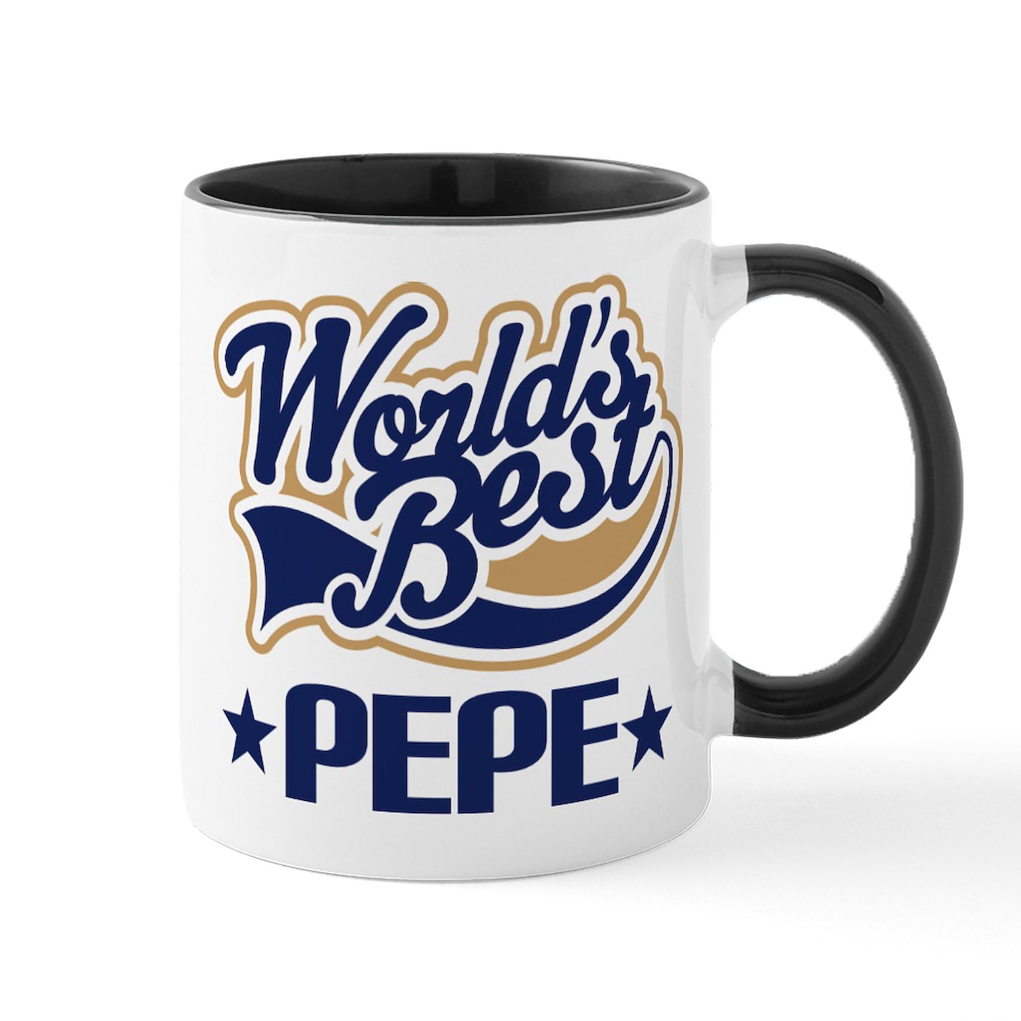 CafePress Pepe Worlds Best 11 oz (325 ml) Ceramic Coffee Mug