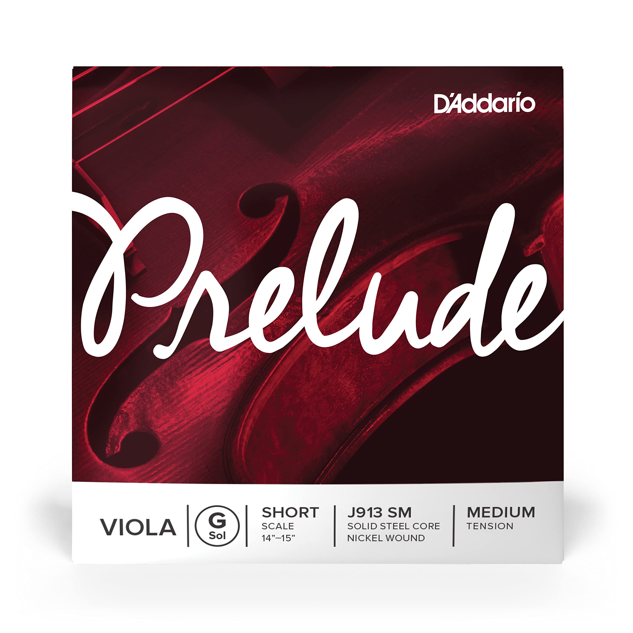 D'Addario Prelude Viola G String Short Scale Medium Tension