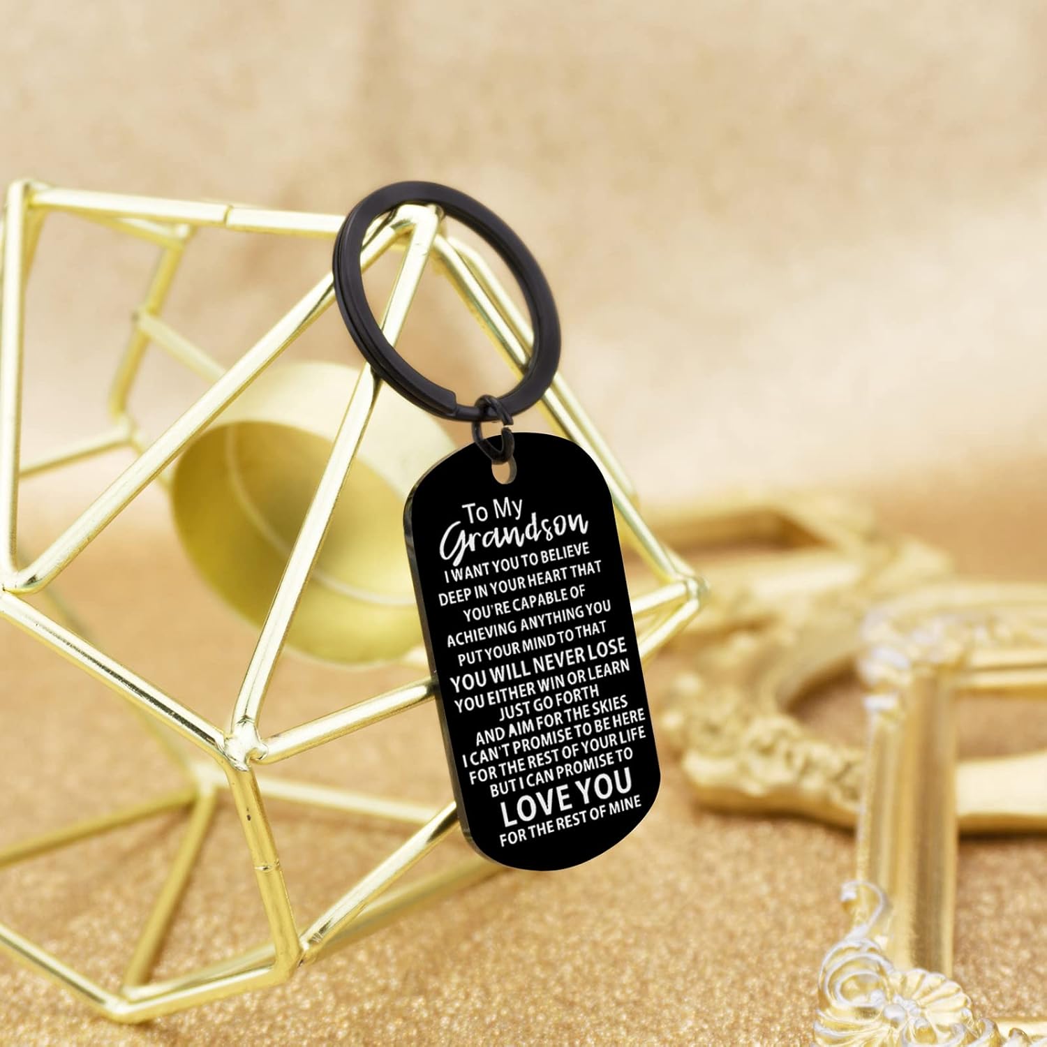 Ibiwe Grandson Gifts from Grandma Grandpa Grandsons Birthday Gift for Teen Boys Men - Image 3