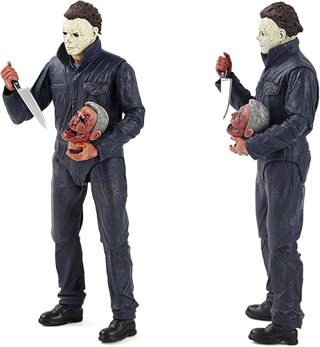 Miniatura 2 de -Halloween 2018, Michael Myers Ultimate Horror Figuras de acción, calabaza con luz, 7 pulgadas a escala de película clásica, juguetes de regalo