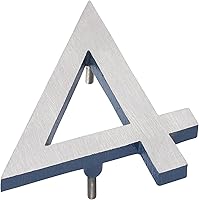 Vista 57 de Montague Metal Products Número de casa moderno de 6 pulgadas, número de casa flotante, fácil de instalar (0, cobre antiguo)