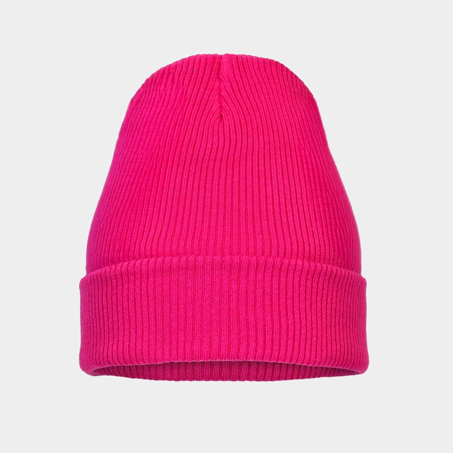 The Hat Depot - 100% Cotton Soft and Light Cuffed Skull Plain Daily Washed Beanie - Image 4