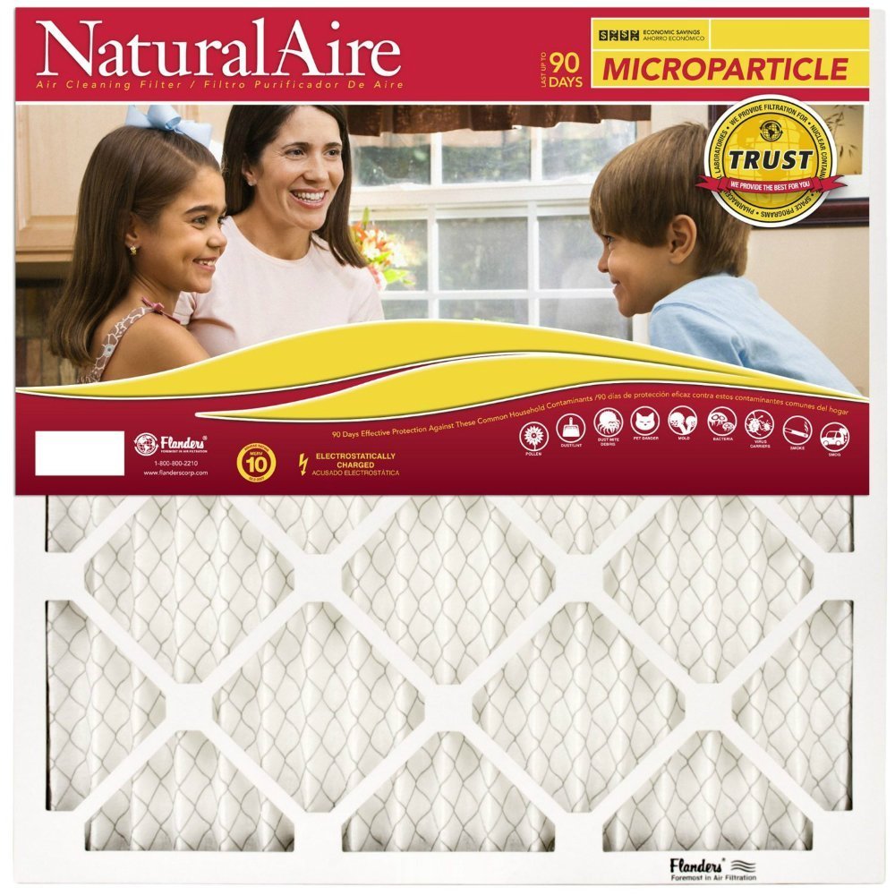NaturalAire Microparticle Pleated Air Filter, 90 Days, 20x24x1- In.