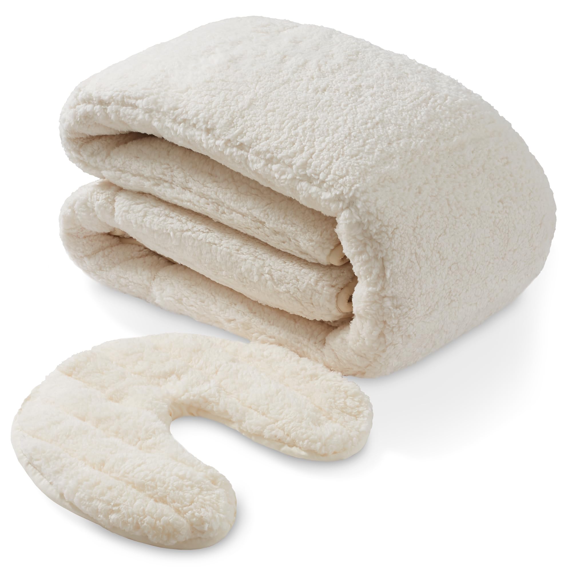 Saloniture Fleece Reversible Quilted Massage Table Pad & Face Cradle Set - Soft and Comfortable 1/2