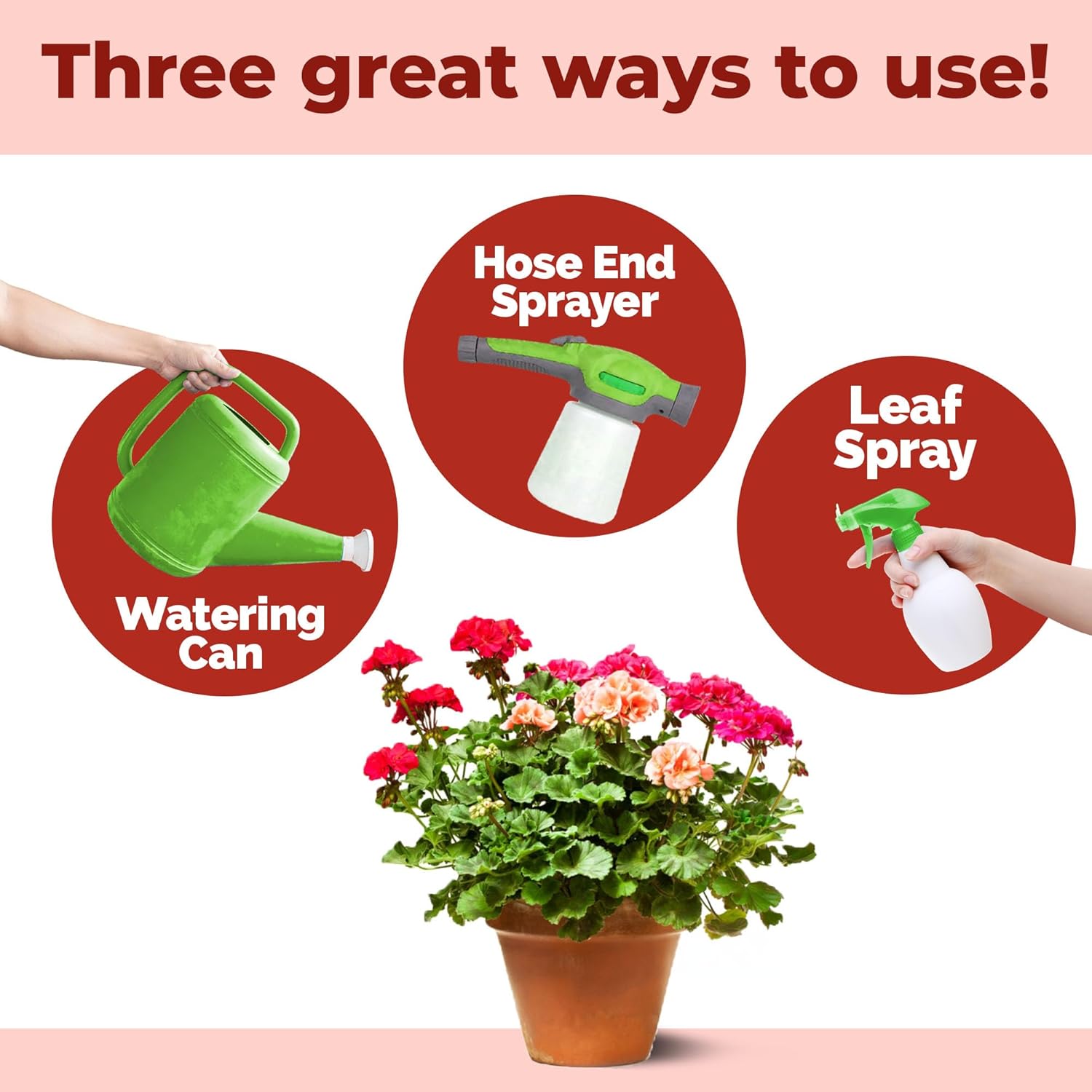 Geranium Fertilizer – Liquid Plant Food for Vibrant Blooms, Stronger Roots & Healthy Growth, 32 oz