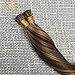 Googoo Highlighted Prebonded Hair Extensions Chocolate Brown mixed Honey Blonde Ombre I Tip Remy Stick Hair Extension 50 Strands 1g Per Strand 20 inch