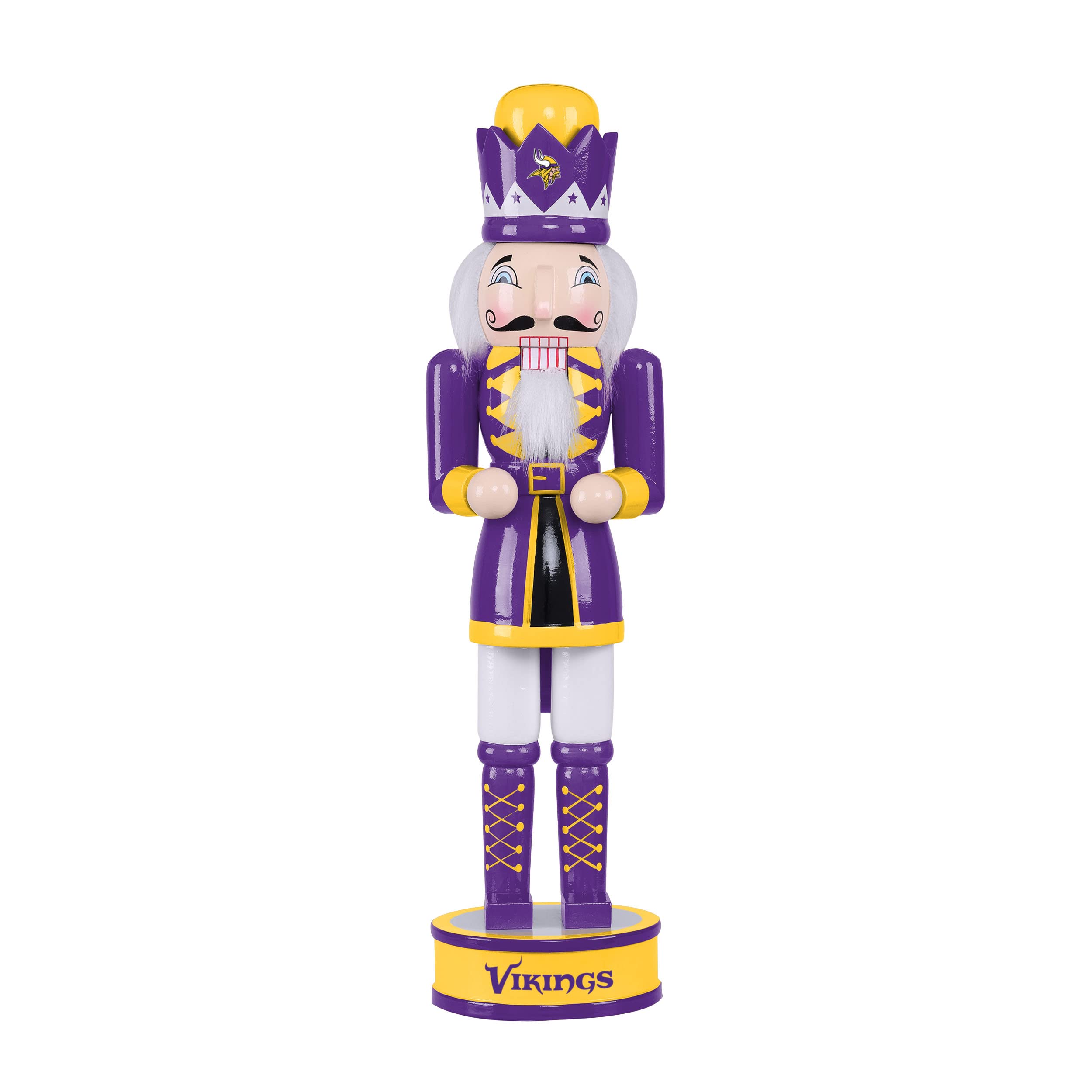 foco NFL Team Logo Collectible Holiday 14" Nutcracker