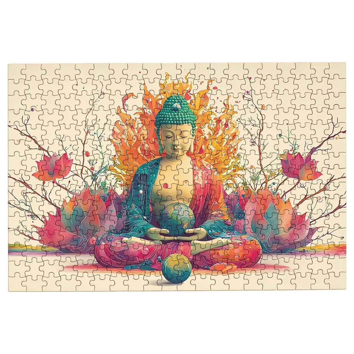 Puzzle 1500 elementów lotosu, 1500 elementów retro dla dorosłych, klasyczne puzzle gry edukacyjne do aktywności rodzinnej, najwyższej jakości drewniane puzzle z pudełkiem na prezent dla kobiet