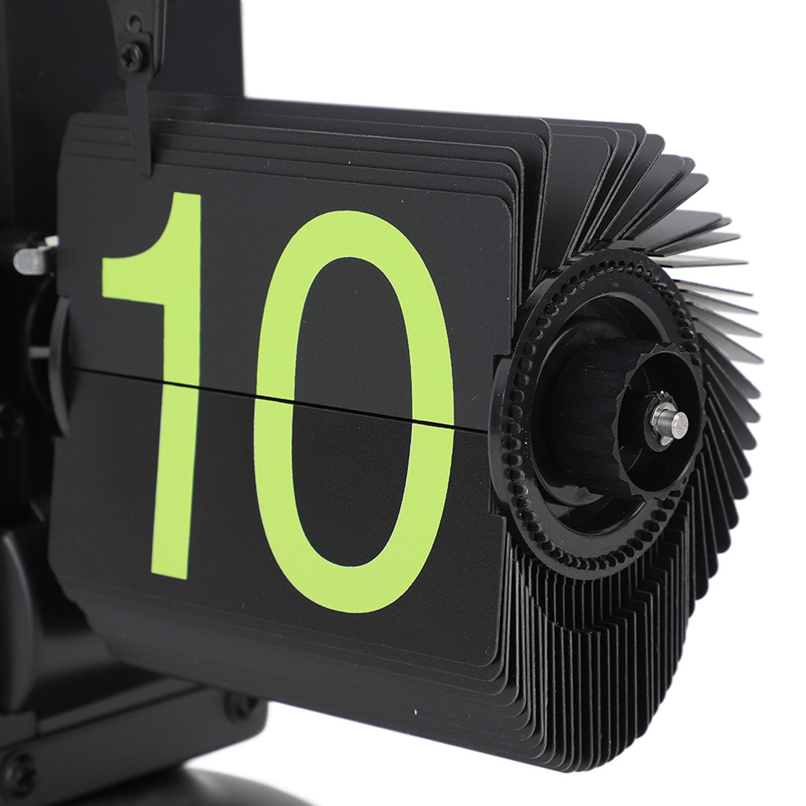 Reloj Digital Abatible hacia Abajo Estilo Habitación Pequeña 12 Horas Hogar Retro para Reloj Mecánico de Giro de Página Reloj de Escritorio Automático Relojes de Estante de