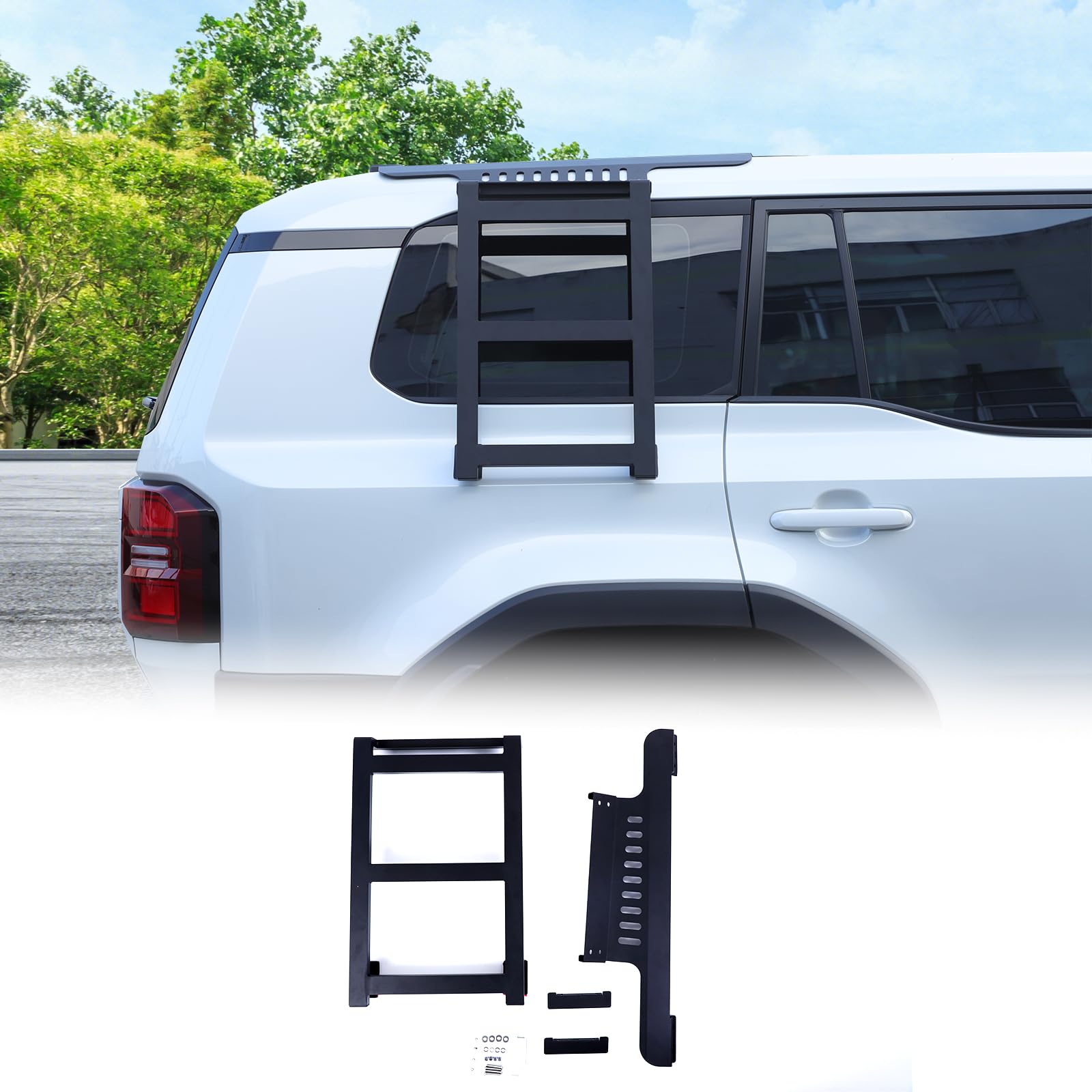 ゆりページ　P710 Alpine Series Luggage Divider to Suit Storage Shelf - Toyota Prado