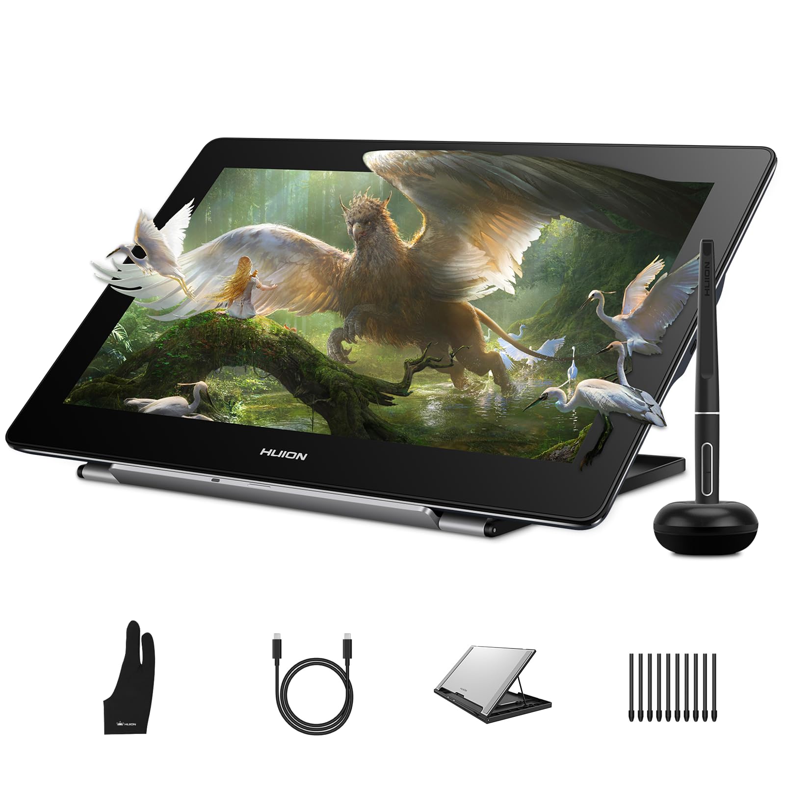 Amazon.com: HUION Kamvas Pro 16 4K UHD Drawing Tablet with Screen