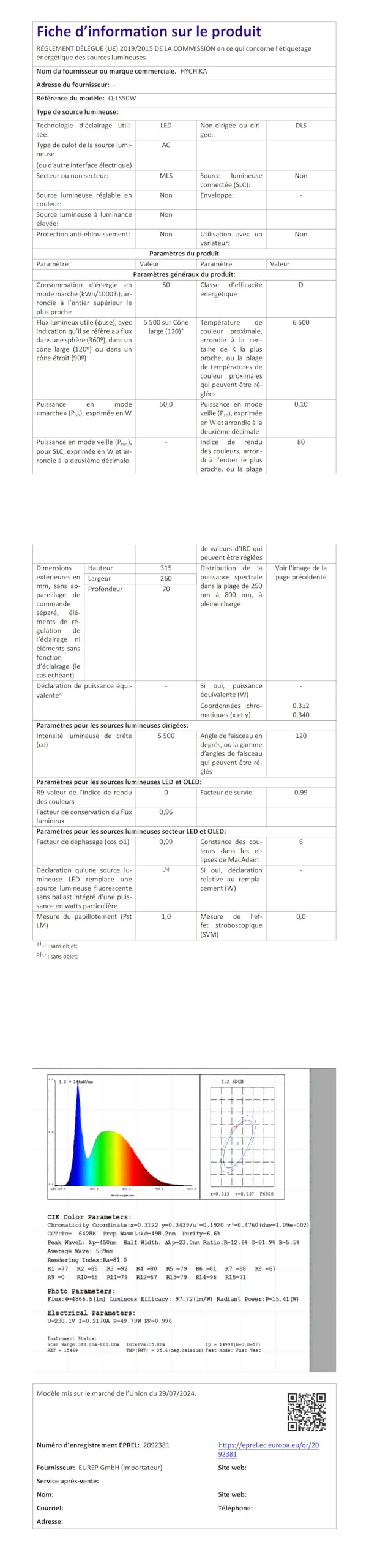 Foco LED portátil JARO éclairage puissant contre l'obscurité - 12