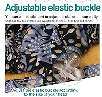 Vista 117 de GUOER Sombrero Bouffant Gorra Talla única Multicolor