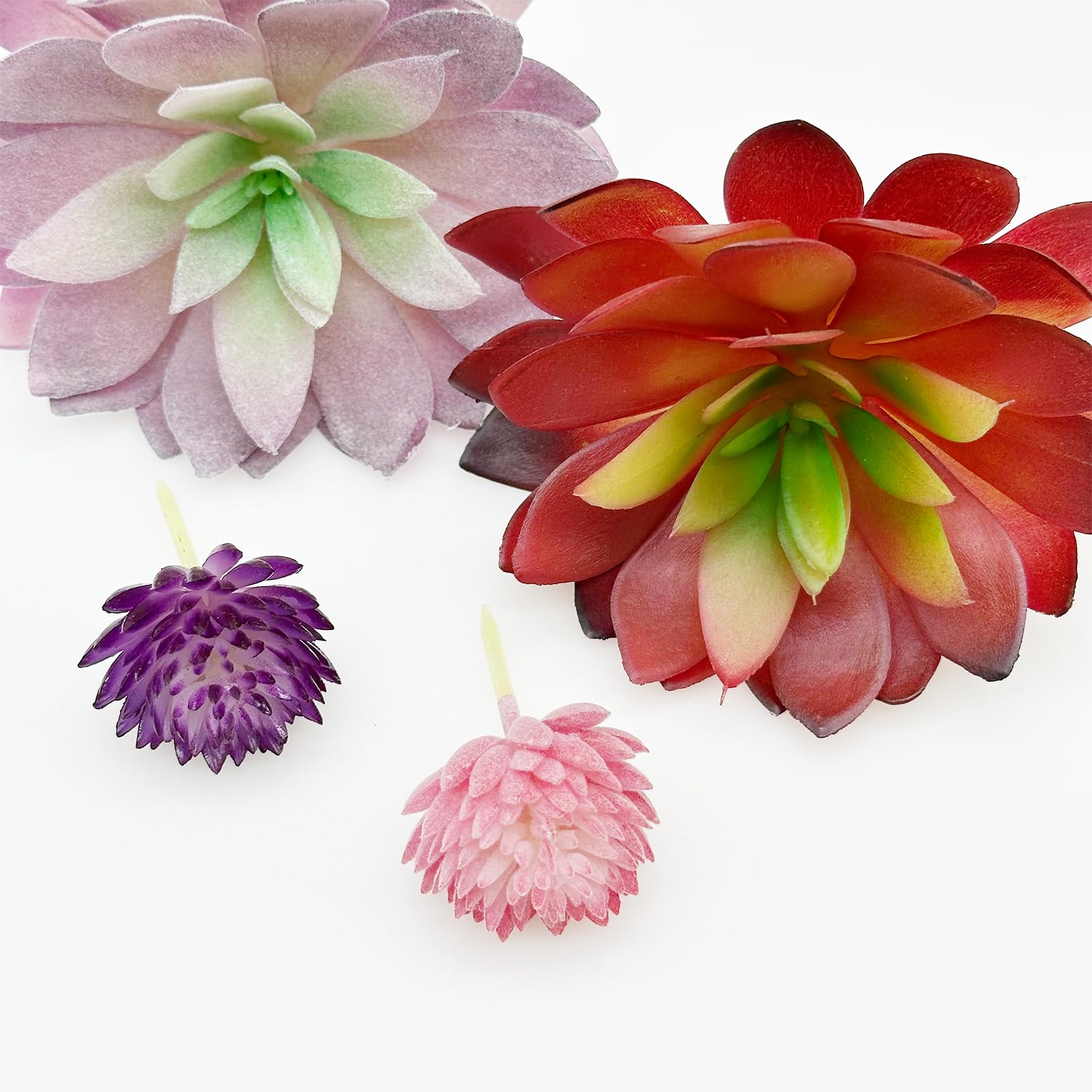 Piante Artificiali Decorative Succulente Artificiali Verdi 1185 Cm 3 Pezzi