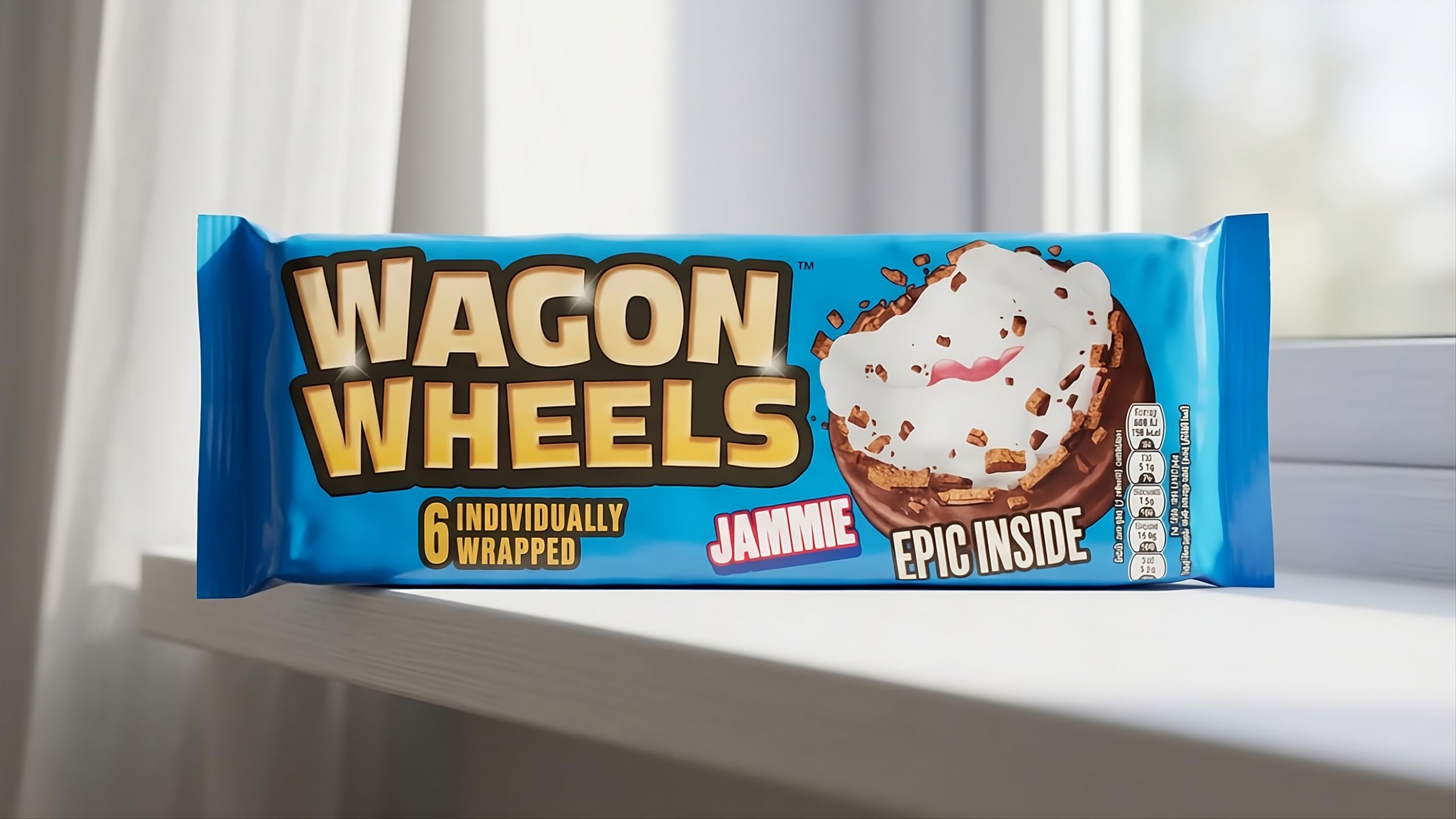 Amazon.com : Burtons Jammie Wagon Wheels 6 Pack x 4 : Biscuits