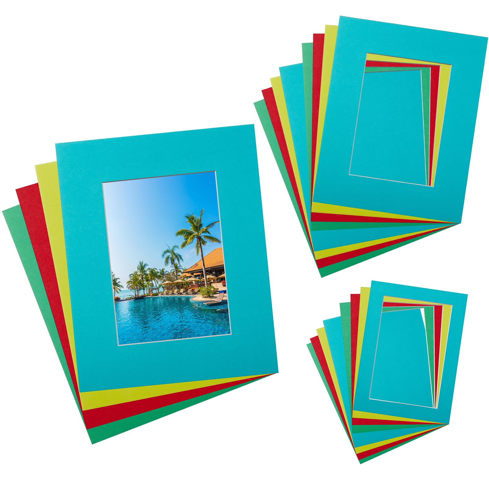 Tapis photo anti-acide Jetec passe-partout biseauté pour préserver vos illustrations