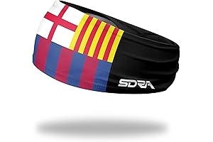 Suddora Barcelona City Flag Tapered Headbands