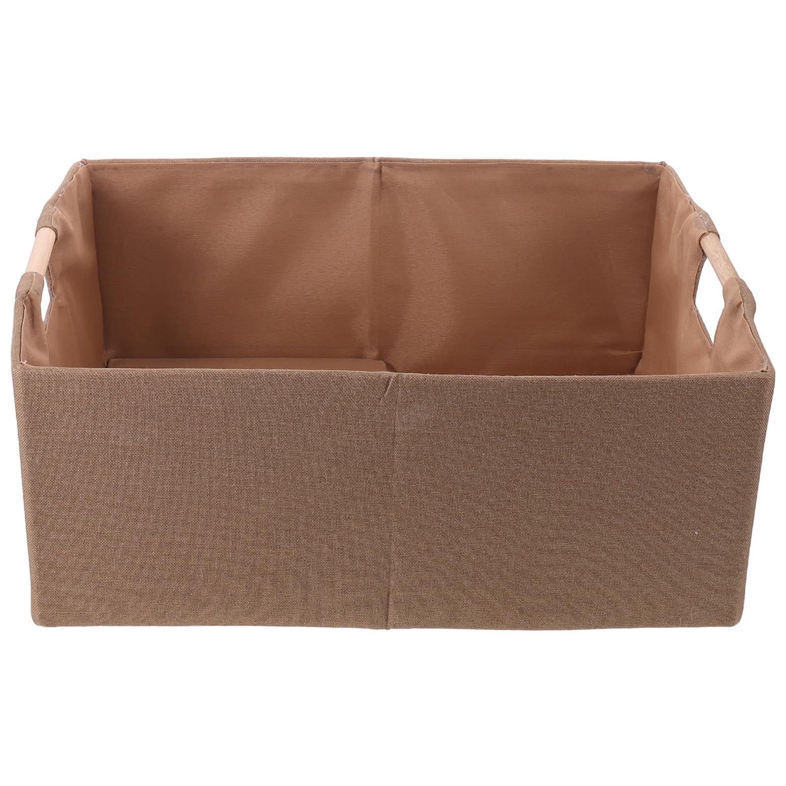 Toddmomy Cesta de almacenamiento de tela con asas laterales, organizador de | Diseño plegable fácil, 17x12", para ropa, sábanas, mantas y juguetes, ideal para armarios, vestidores, dormitorios y