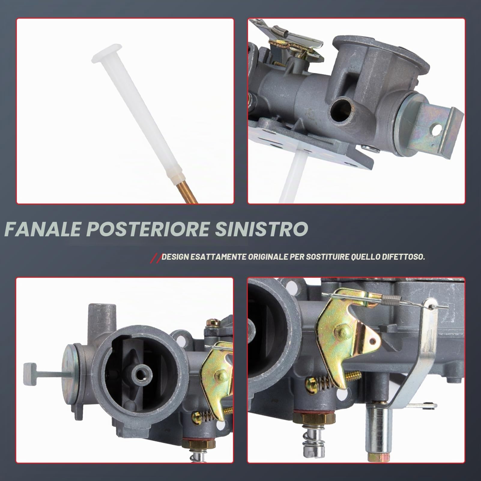 Kit carburatore 299437 per 4 tempi, adatto per piccoli motori & Stratton 135200 131231 100200