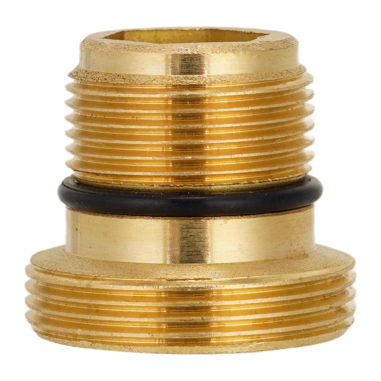 蛇口シャワー 泡沫器 変換アダプター 水栓 吐水口 先端 ネジ 変換 ジョイント (M22x1.0オネジ-M16.5×1オネジ)