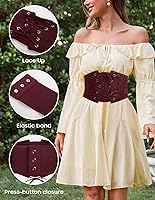 Vista 59 de GRACE KARIN Corsé elástico elástico para mujer Negro