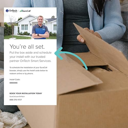 Miniatura 4 de SureCall Fusion Install - Amplificador de señal para teléfono celular con instalación profesional, 5G/4G LTE Verizon AT&T Sprint T-Mobile, paquete