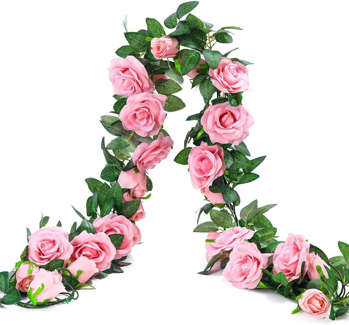 Künstliche Kirschblüten Girlande - Rosa Seidenblumen Für Deko