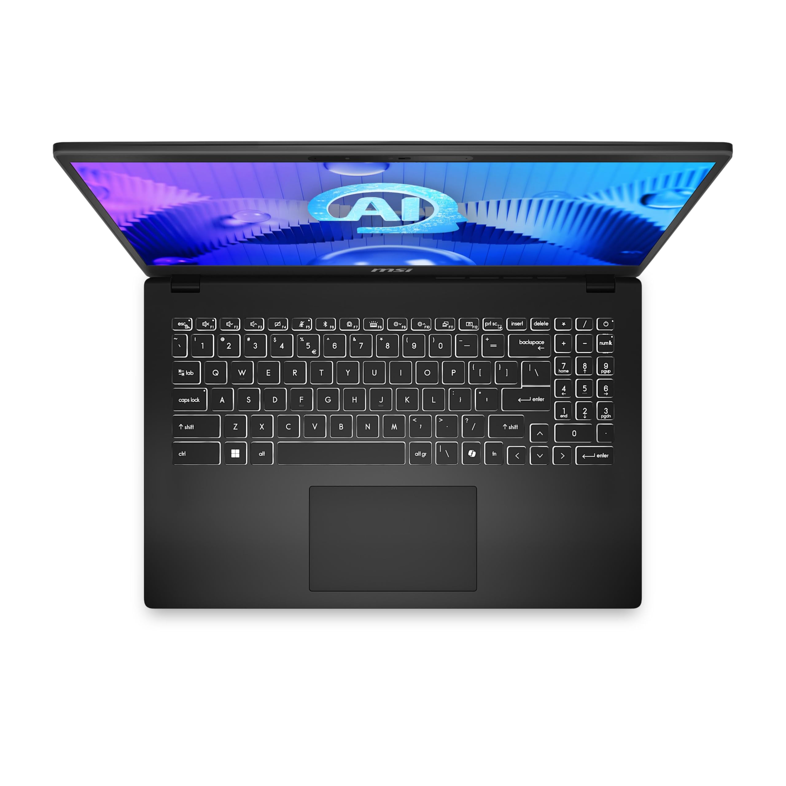 MSI Modern 14 C7M-423XES Ordenador Portátil 14" FHD, Ryzen 7 7730U, AMD Radeon Graphics, 16GB RAM, 1TB SSD, Sin Sistema operativo, Classic Black, Teclado QWERTY Español — view 10