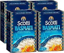 Arroz Basmati Scotti 500g Kit com 4 unidades - Importado da Italia