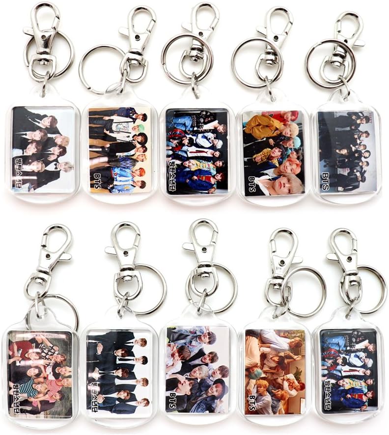 KPOP BTS Bangtan Boys Keychain Key Charm 1pc (Random)