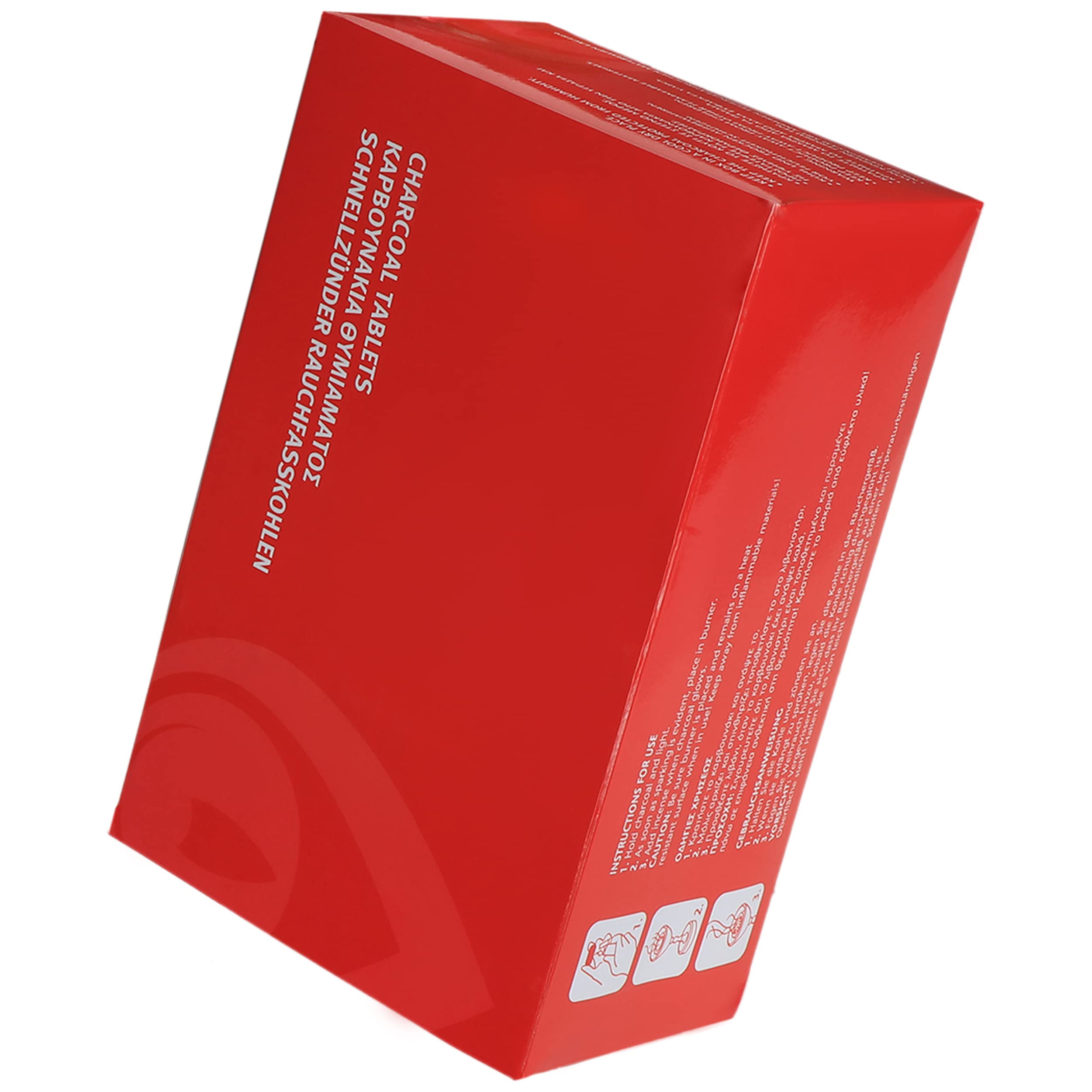 NKlaus 200x Räucherkohle Ø 50mm schnellzündend Holzkohletabletten 20 Rollen Premium Räuchern 40177