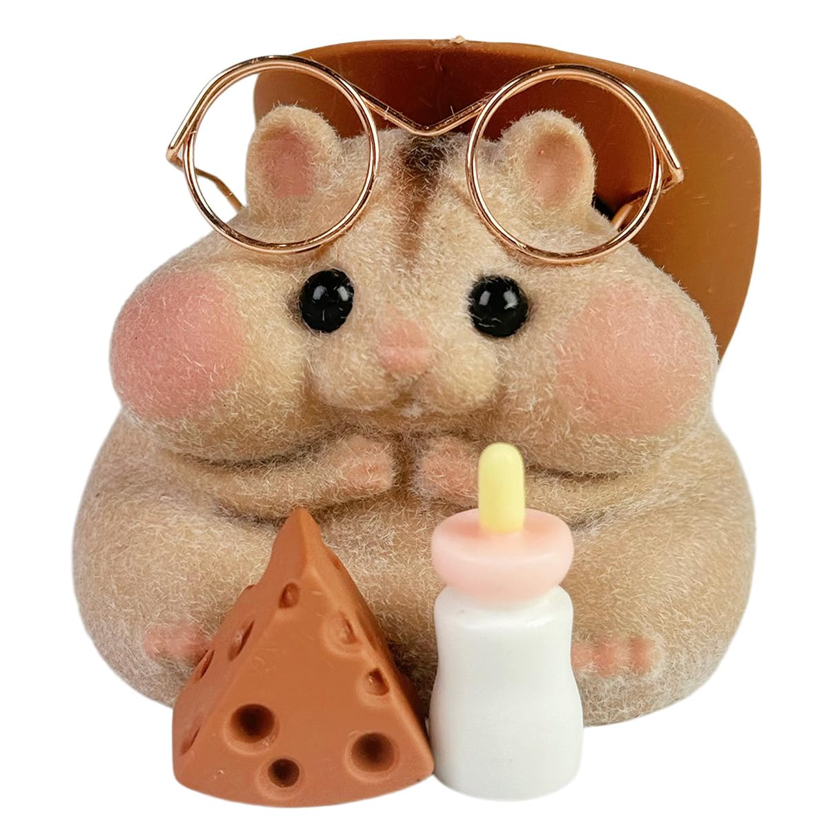 Handmade Taba Squishy Hamster Toy Cute Squishy Hamster Fidget Toy Realistic Hamster Toy Soft Silicone Mochi Furry Toy