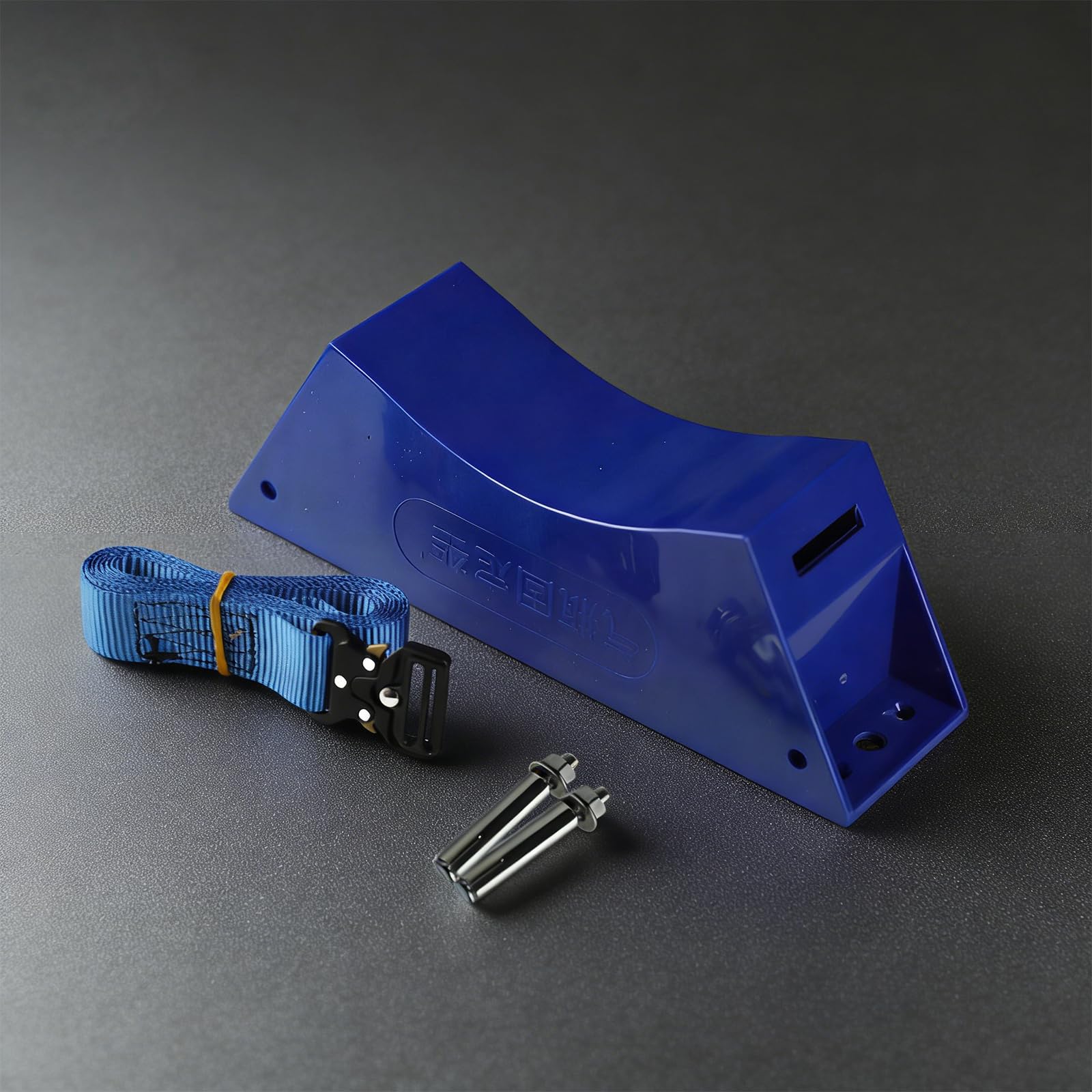 Porte-bouteille en ABS résistant à fixation murale avec sangle pour laboratoire, hôpital, usine, installation facile, sangle cylindrique avec boucle, support cylindrique léger