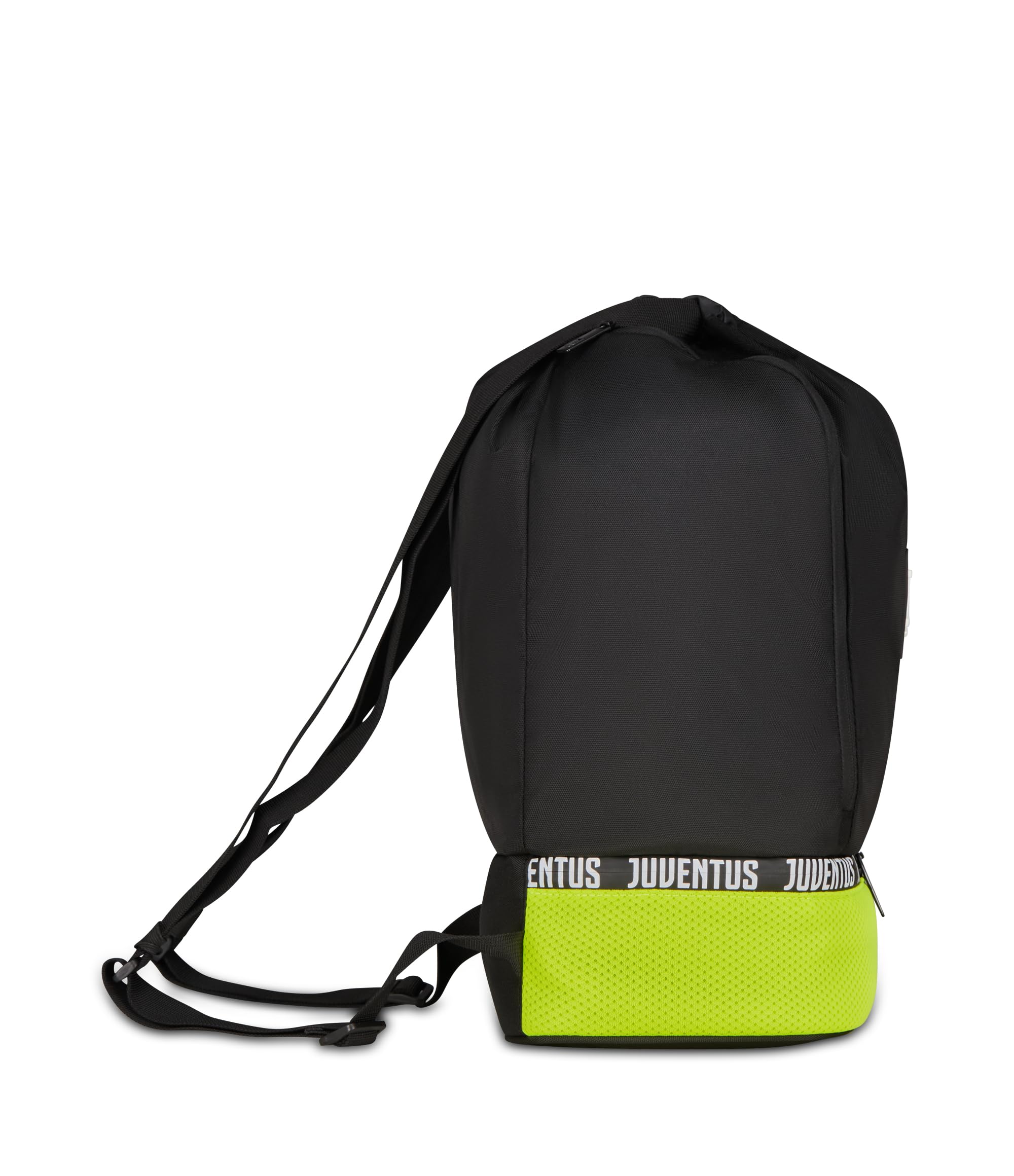 Seven Borsa da palestra JUVENTUS magic team, Fondo rigido portascarpe, Elastico portaborraccia, Bambino, Ragazzo, Calcio, Prodotto ufficiale, Idea regalo