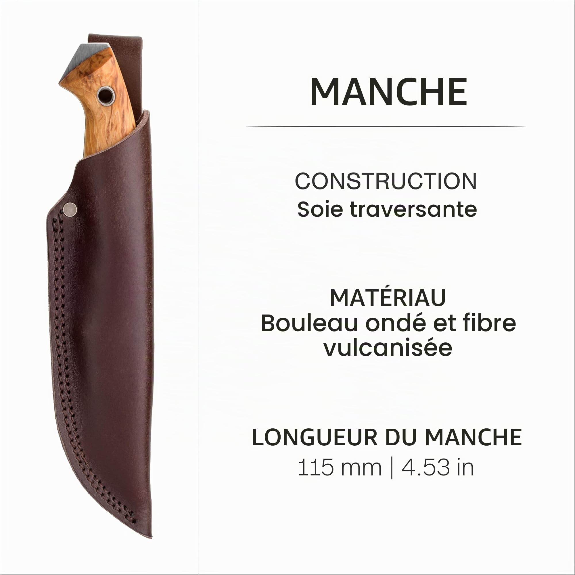 Helle 149610 Couteau lapon, gris, M
