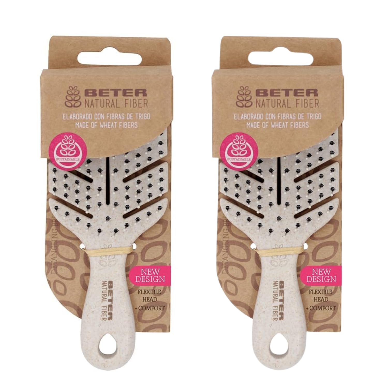 Beter Pack 2 Cepillos Mini: ¿Diseño 'Esqueleto' para Desenredar Sin Tirones?