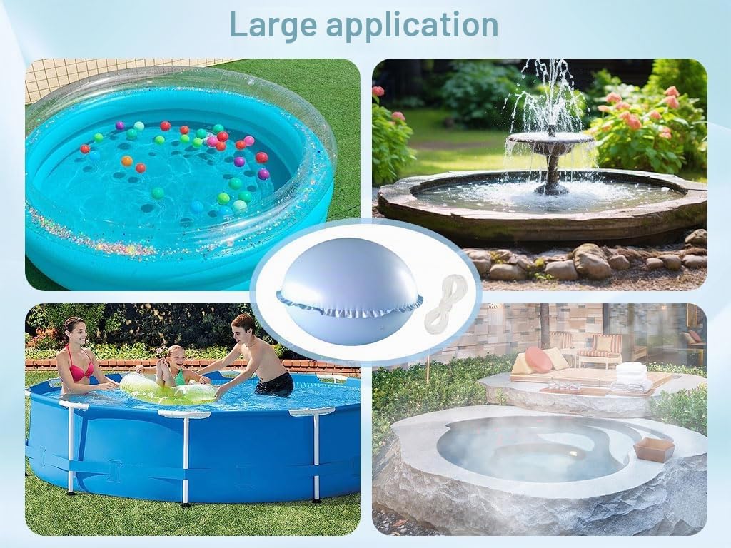 2Pièces Oreiller De Piscine d'hiver,Coussin d'air pour Piscine,Coussin d'air Piscine d'hiver,Coussin De Piscine d'hiver pour la Plupart des Piscines,Spas,Fontaines,Piscines,Petites Piscines