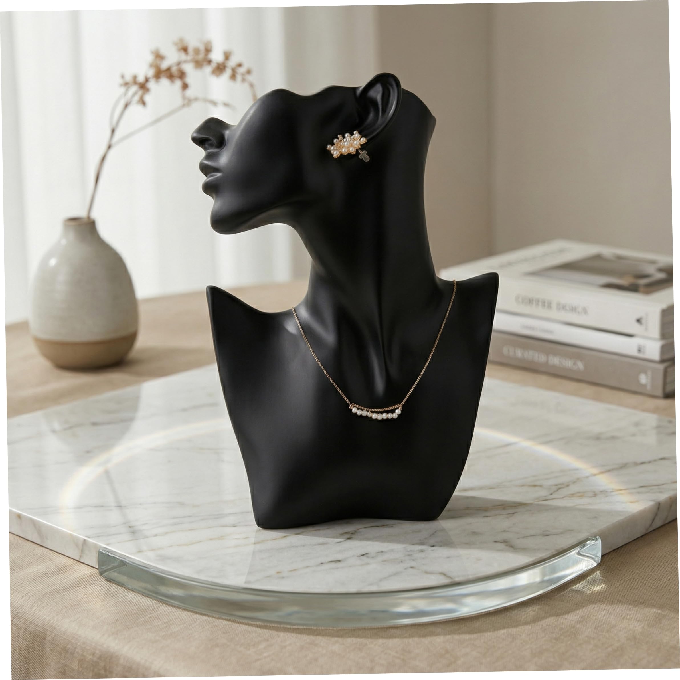 Mannequin de bijoux polyvalent pour suspendre colliers et boucles d'oreilles
