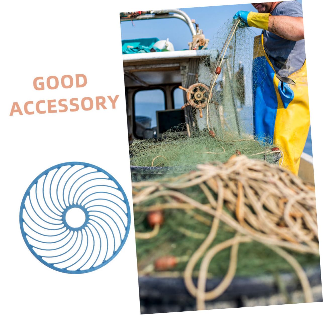 Toddmomy 2pezzi Disco da Lancio per Retino da Pesca in Acqua Salata Facile da Lanciare Accessori per Retino da Pesca Mano Anelli da Lancio