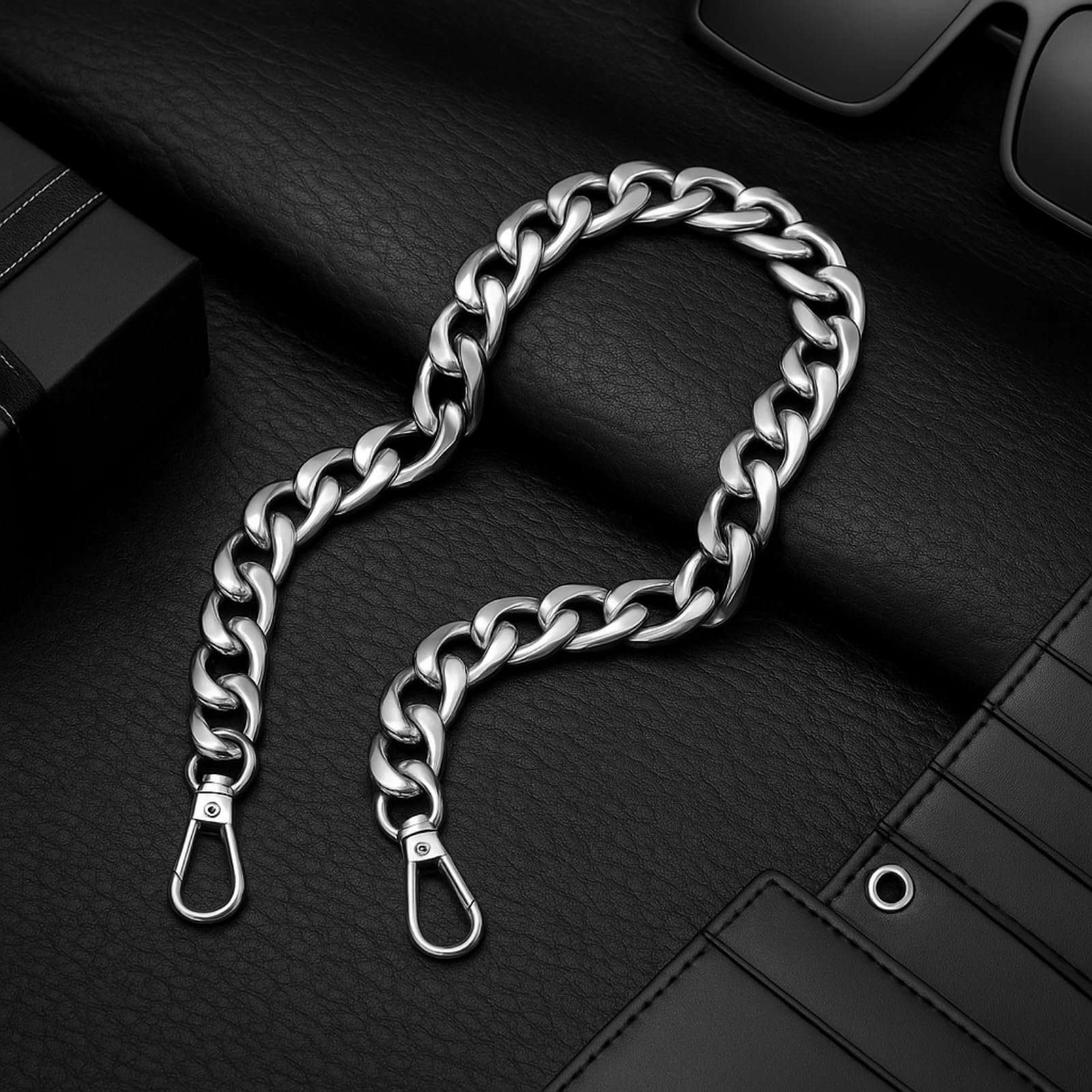 Amazon.com: Syhood DIY Chunky Aluminum Purse Handle Bag Chain 18