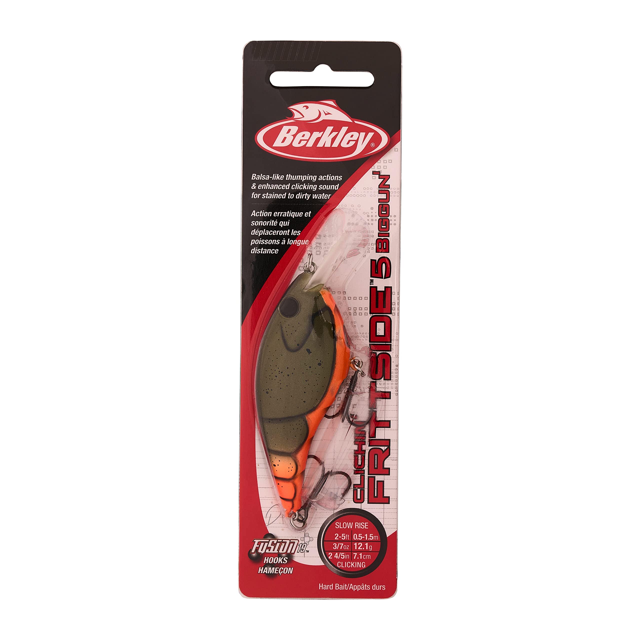 Berkley Clickin' Frittside Fishing Lure - 5BG RDSPRGCRW Model For Bass Fishing - View #2