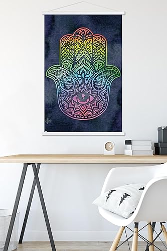 Miniatura 5 de Trends International Brigid Ashwood - Rainbow Hamsa Wall Poster with Magnetic Frame