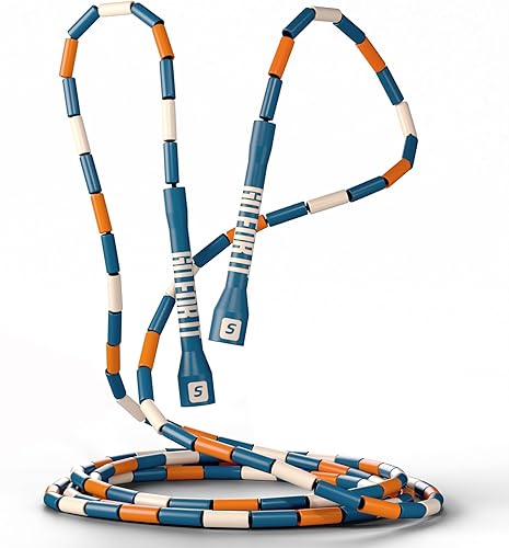 Sportbit Elite - Cuerda de saltar con cuentas, cuerda de velocidad ajustable para fitness, crossfit, boxeo, sin enredos, ligera