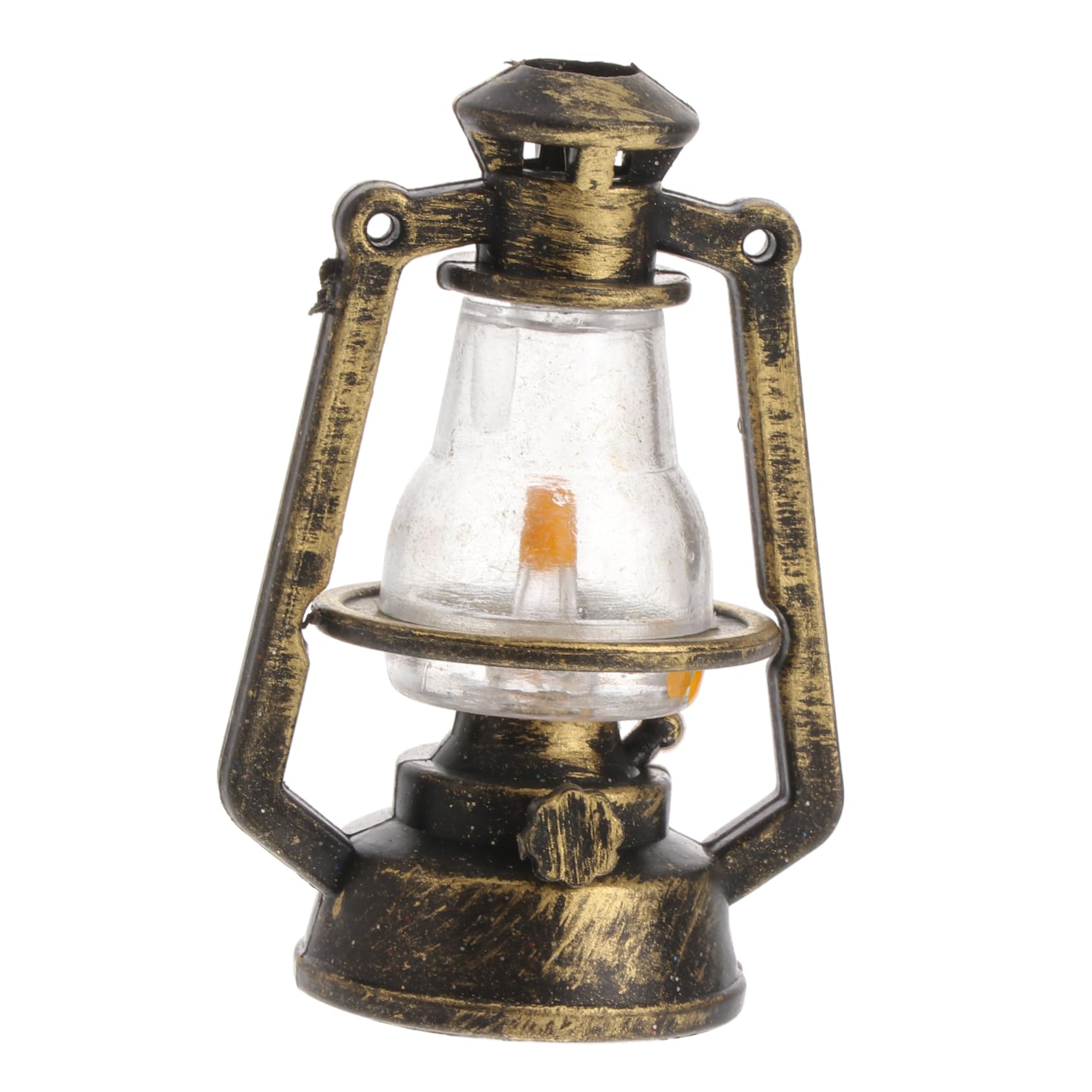 balacoo 4Pcs Micro Landscape Adornment Creative Imitation Table Lamp Ornament Adorable Wind Lamp for Gardening Succulent Display Decorative Craft for Home and