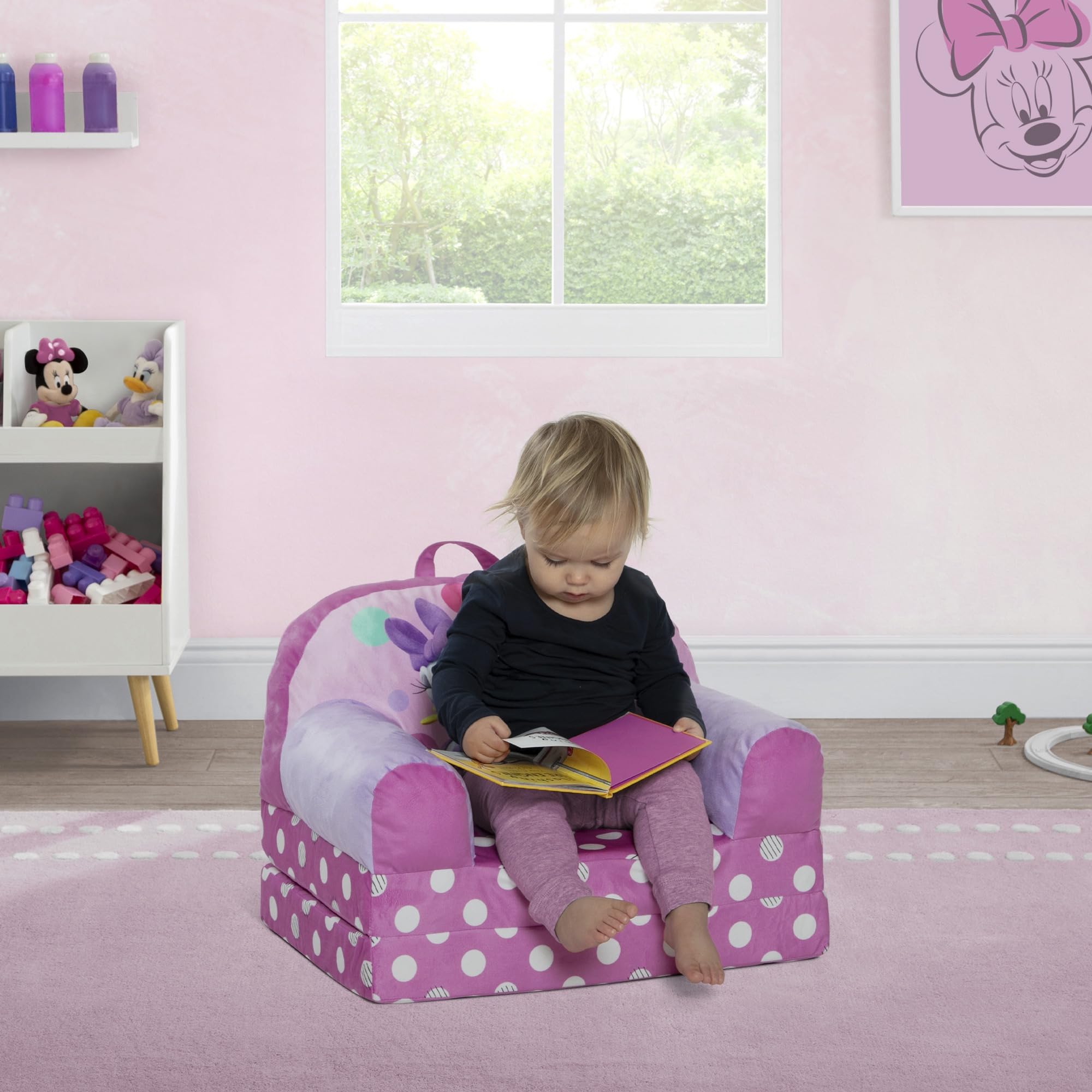Minnie Mouse Flip-Out Chair - Converts to Sleeper! -9