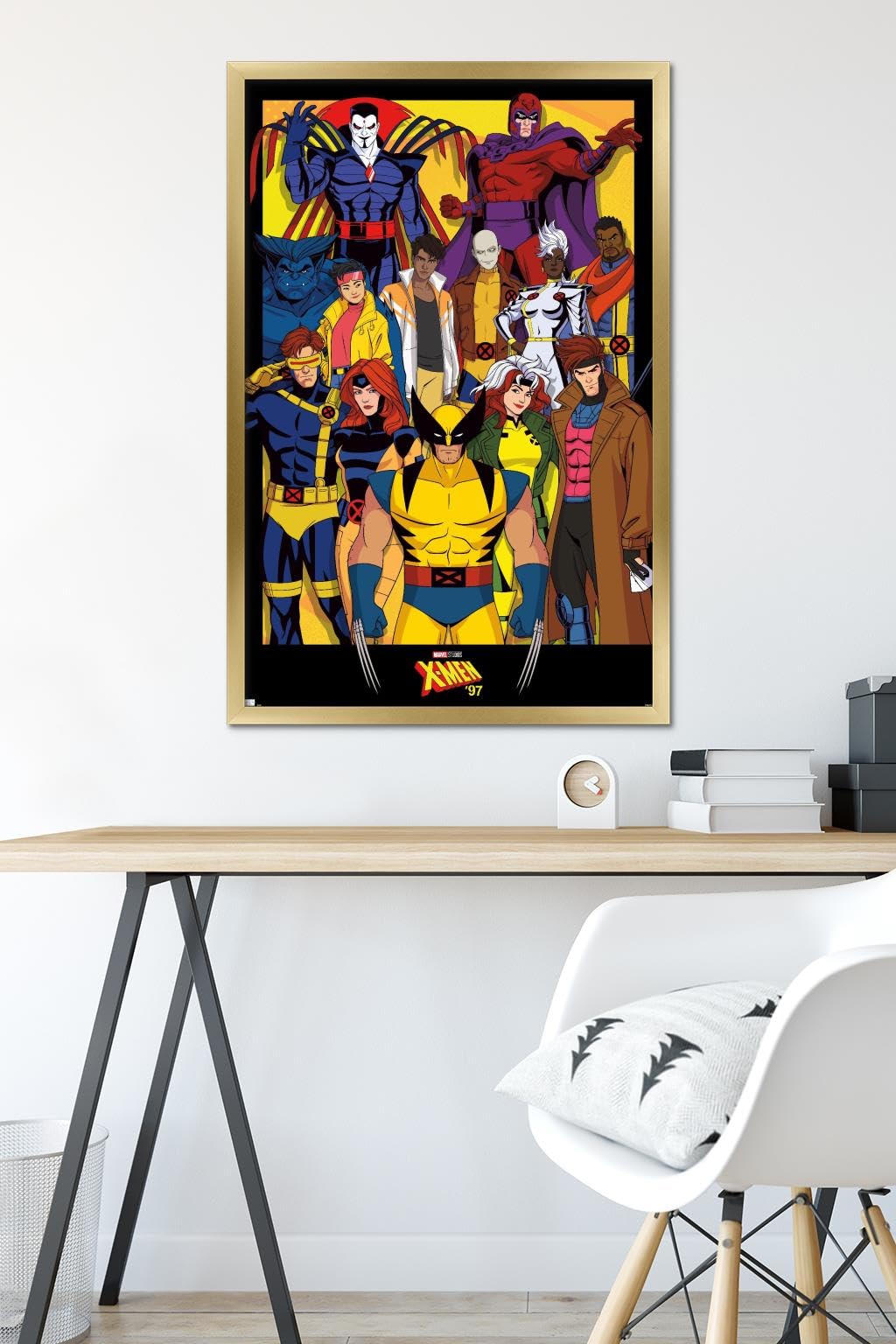 MARVEL　木製パネル　X-MEN　アメリカ直輸入 Amazon.com: Trends International Marvel X-Men '97 - Characters