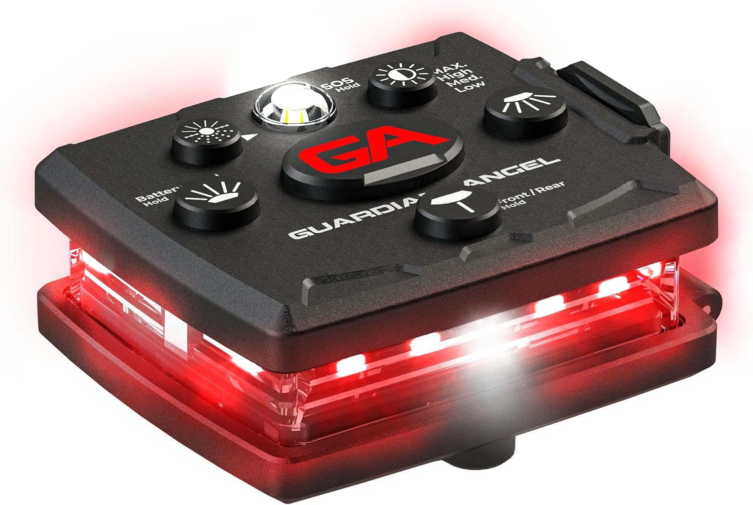 Guardian Angel Micro Safety Light - Red Front & Red Rear